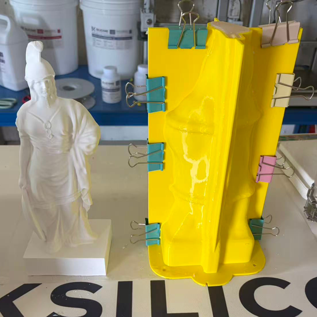 6002 Athena warrior goddess silicone mold product view