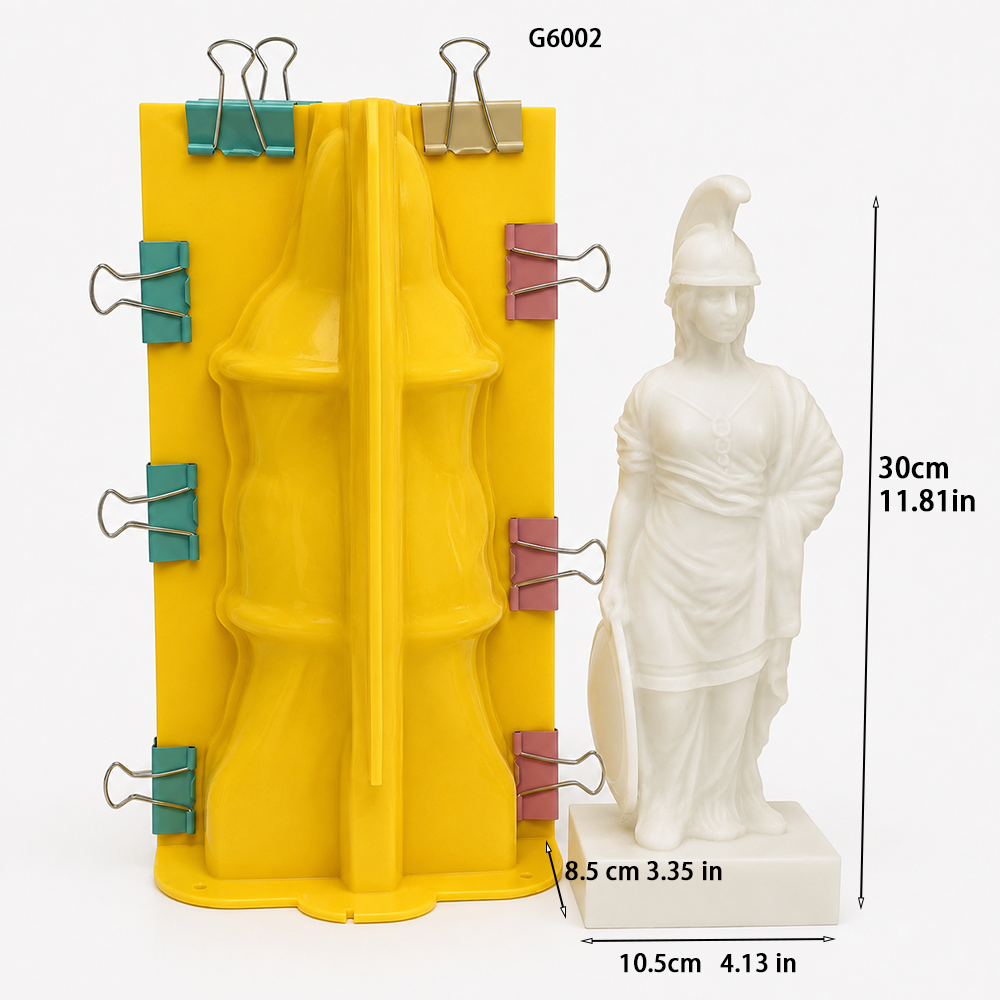 6002 Athena warrior goddess statue silicone mold