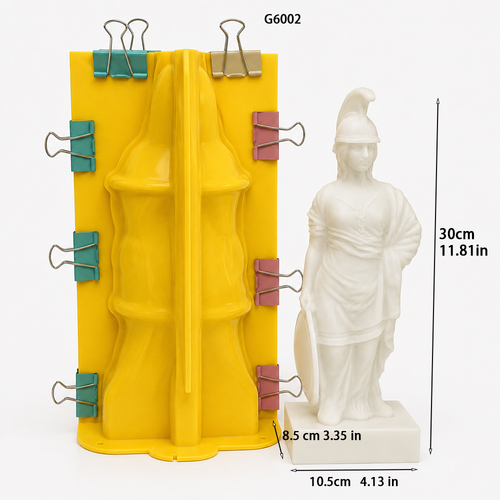 6002 Athena warrior goddess statue silicone mold